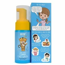 WOW Skin Science Cool Suds Foaming Face Wash With Aloe Barbadensis Leaf & Calendula Flower Extract - Tear Free - No Parabens, Sulphates, Silicones & Color - 100 Ml Mother & Child