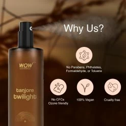 WOW Skin Science Eau De Parfum Tanjore Twilight - Floral And Sultry All Day Fragrance - Long Lasting & Unisex Perfume