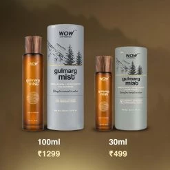 WOW Skin Science Eau De Parfum Gulmarg Mist - Sublime And Earthy All Day Fragrance - Long Lasting & Unisex Perfume New Launch