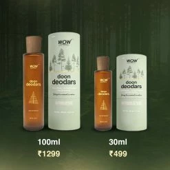 WOW Skin Science New Launch Eau De Parfum Doon Deodars - Crisp And Woody All Day Fragrance - Long Lasting & Unisex Perfume