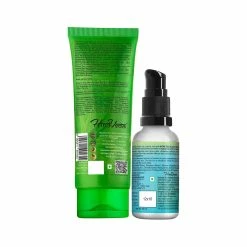 WOW Skin Science Combos Aloe Vera Face Wash + Hyaluronic Acid Moisturising Face Serum - Net Vol. 130 Ml