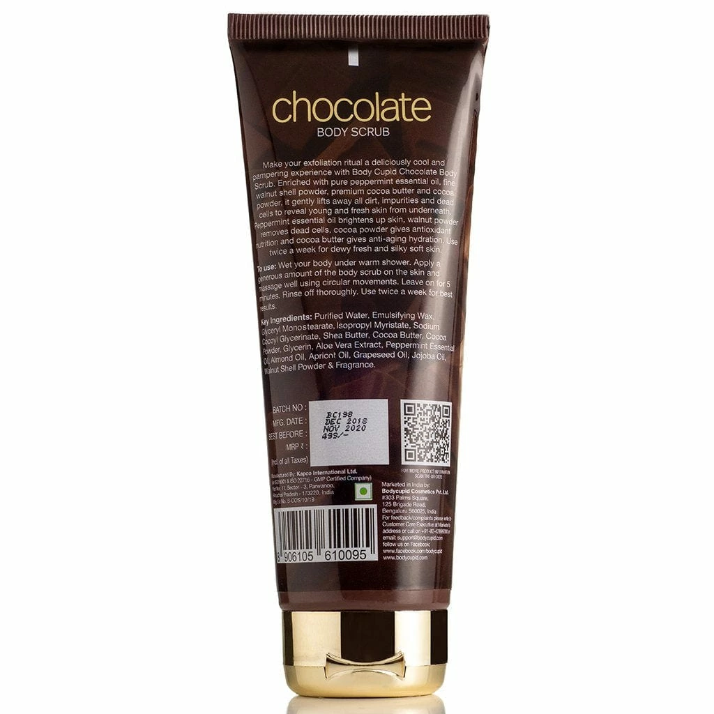 Chocolate Body Scrub By Body Cupid - 200 Ml Bath & Body