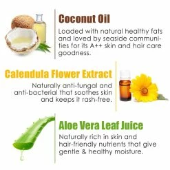 WOW Skin Science Mother & Child 3-in-1 Tip To Toe Wash - Coconut Shampoo + Conditioner + Body Wash - No Sulphates & Parabens - 300 Ml