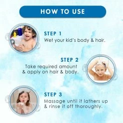WOW Skin Science Mother & Child 3-in-1 Tip To Toe Wash - Coconut Shampoo + Conditioner + Body Wash - No Sulphates & Parabens - 300 Ml