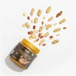 WOW Skin Science Crunchy Unsweetened Peanut Butter - 500 GM