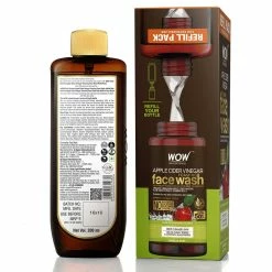 WOW Skin Science Apple Cider Vinegar Foaming Face Wash Refill Pack - 200mL