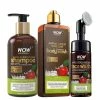 WOW Skin Science Combos Apple Cider Vinegar Ultimate Hair & Skin Care Kit - Shampoo, Hair Oil, & Face Wash