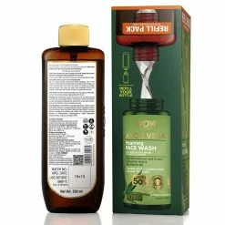 WOW Skin Science Aloe Vera Foaming Face Wash Refill Pack - 200 Ml