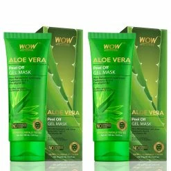 WOW Skin Science Aloe Vera With Hyaluronic Acid & Pro Vitamin B5 Peel Off Gel Mask