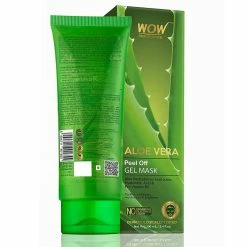 WOW Skin Science Aloe Vera With Hyaluronic Acid & Pro Vitamin B5 Peel Off Gel Mask