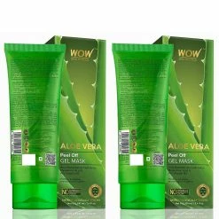 WOW Skin Science Aloe Vera With Hyaluronic Acid & Pro Vitamin B5 Peel Off Gel Mask