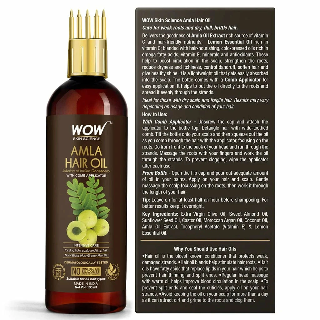 WOW Skin Science Amla Hair Oil