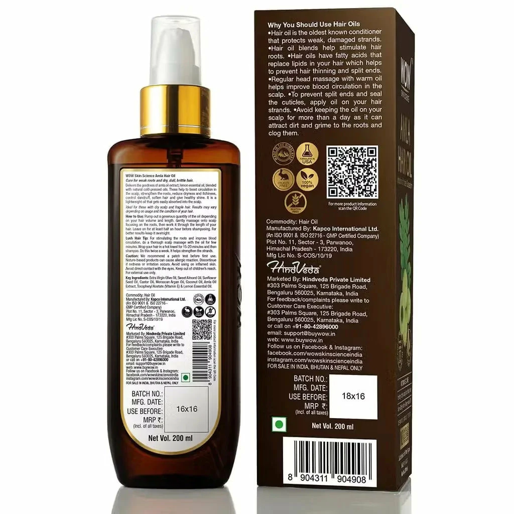 WOW Skin Science Amla Hair Oil