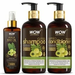 WOW Skin Science Hair Combo Kit Amla Hair Care Kit