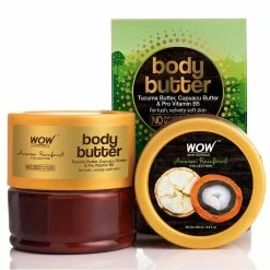 WOW Skin Science Amazon Rainforest Collection Body Butter With Tucuma And Cupuacu Butter - No Paraben, Mineral Oil, Silicones And Color - 200 Ml