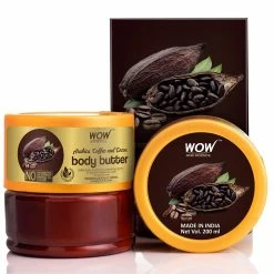 WOW Skin Science Arabica Coffee And Cocoa Body Butter - No Parabens, Silicones, Mineral Oil & Color - 200 Ml Bath & Body