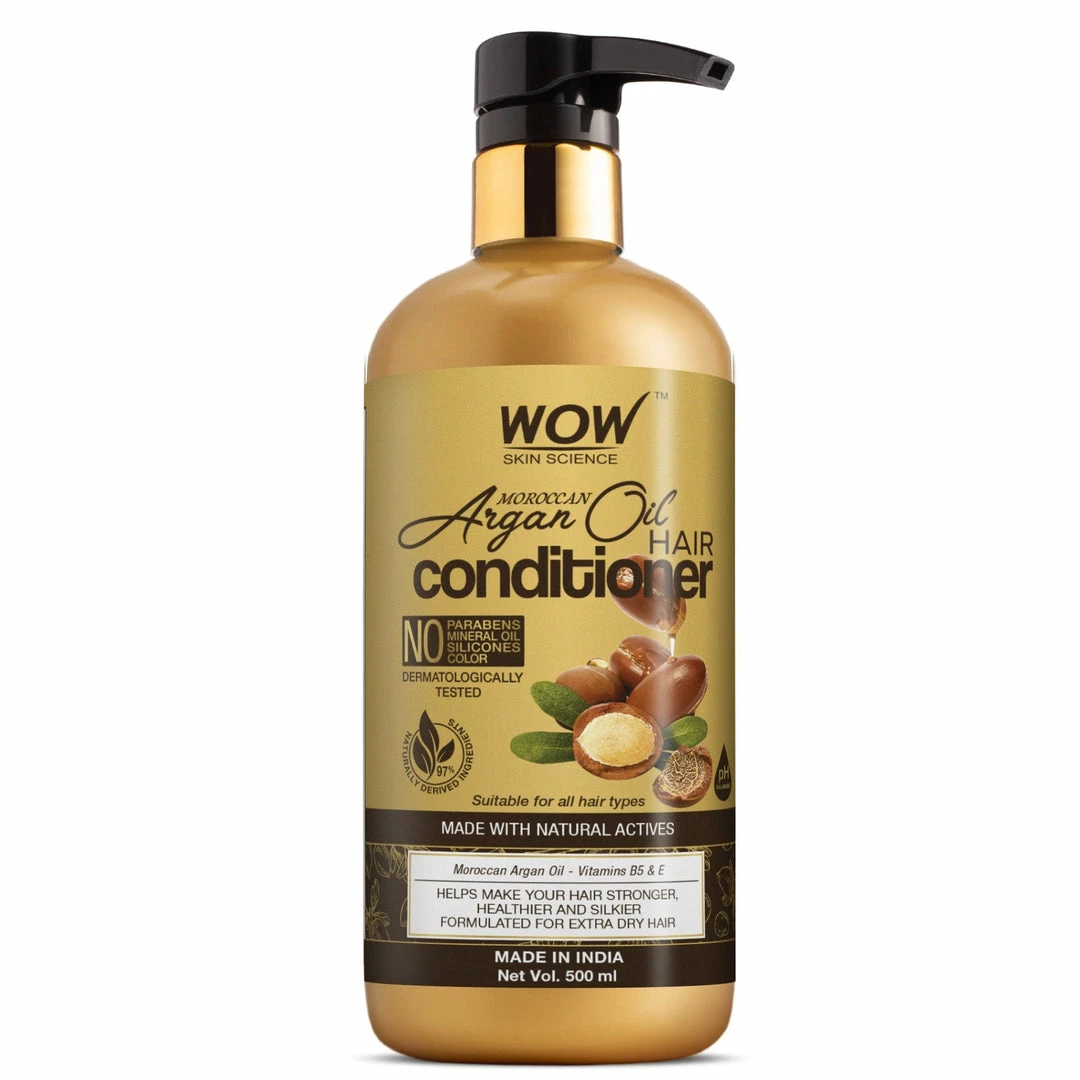 WOW Skin Science Hair Moroccan Argan Oil Conditioner - 500 Ml