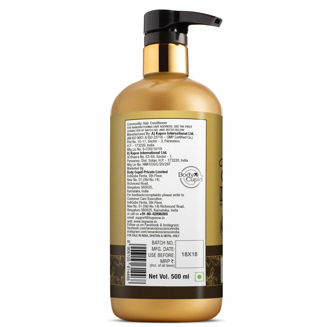 WOW Skin Science Hair Moroccan Argan Oil Conditioner - 500 Ml