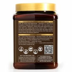 WOW Life Science Plant Based BCAA Supplement For Muscle Recovery, Growth And Muscle Strengthening - Litchi 250g