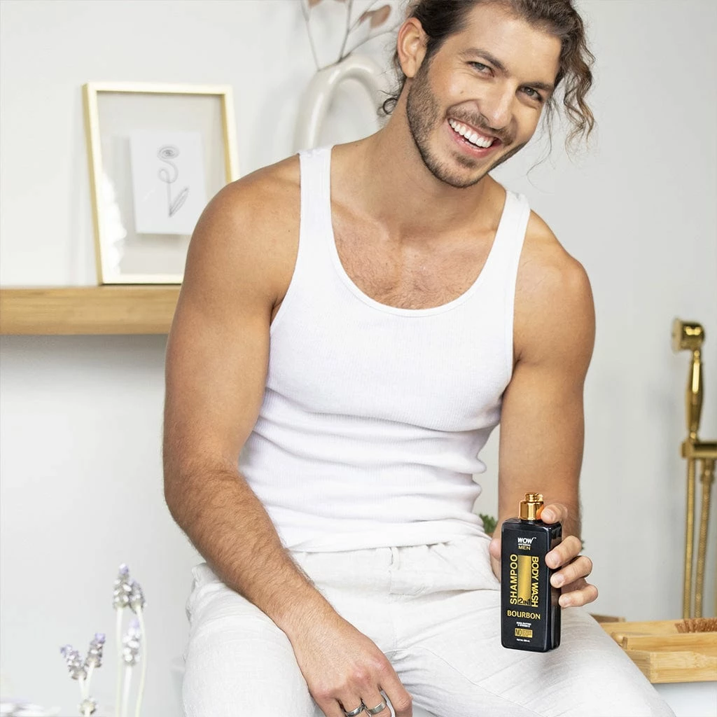 WOW Skin Science Bourbon 2-In-1 Shampoo + Body Wash Hair