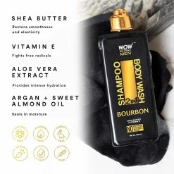 WOW Skin Science Bourbon 2-In-1 Shampoo + Body Wash Hair