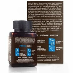 WOW Life Science Calcium Citrate Malate 60 Capsules