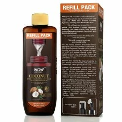 WOW Skin Science Coconut Hydrating Foaming Face Wash Refill Pack - With Coconut Water - For Cleansing, Soothing Skin - For Extended Use
