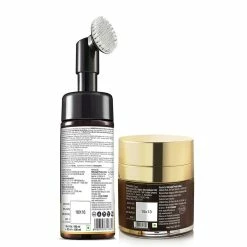 WOW Skin Science Moroccan Argan Oil Foaming Face Wash With Built-in Brush + Coconut Perfecting Cream Combos