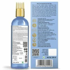 WOW Skin Science Cool Mint Hair Oil With Comb Applicator For All Hair Types