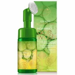 Cucumber And Melon Cooling Foaming Face Wash (with Built-in-brush) By Body Cupid - 100 Ml