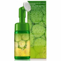 Cucumber And Melon Cooling Foaming Face Wash (with Built-in-brush) By Body Cupid - 100 Ml