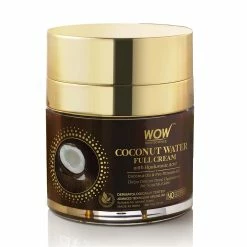 WOW Skin Science Coconut Water Full Cream With Hyaluronic Acid - For All Skin Types - 50 Ml