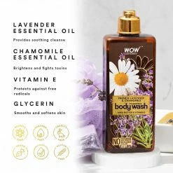 WOW Skin Science Bath & Body French Lavender & Chamomile Foaming Body Wash