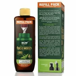 WOW Skin Science Green Tea Foaming Face Wash Refill Pack - 200 Ml