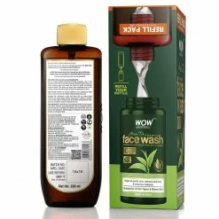 WOW Skin Science Green Tea Foaming Face Wash Refill Pack - 200 Ml
