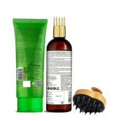 WOW Skin Science Aloe Vera Sleeping Pack + Moroccan Argan Hair Oil - WITH COMB APPLICATOR + Stimulating Scalp Massager Brush Ingredients
