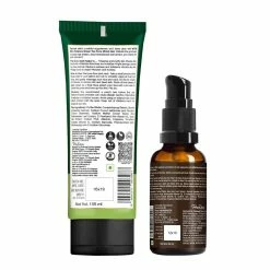 WOW Skin Science Ingredients Green Tea Face Wash Gel + Anti Aging Night Face Serum - Net Vol. 150 Ml