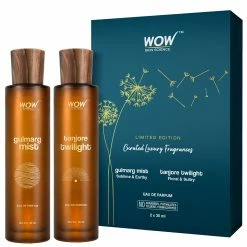 WOW Skin Science Eau De Parfum Gulmarg Mist & Tanjore Twilight - All Day Fragrance, Long Lasting & Unisex Perfume - Pack Of 2, 30ml X 2 Gift Sets