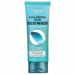WOW Skin Science Hyaluronic Acid Face Wash - Facial Wash For Dry Skin & Intense Face Cleansing