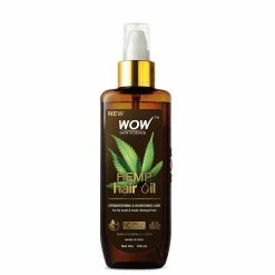 WOW Skin Science Hemp Hair Oil For Dry, Damaged And Chemically Treated Hair - 150ml