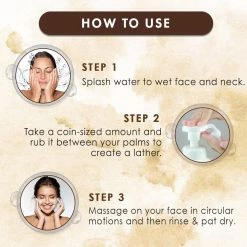 Wow Skin Science Himalayan Rose Foaming Face Wash - Contains Rose Water & Aloe Vera Extract - For Cleansing & Toning - No Parabens, Sulphate, Silicones & Synthetic Color - 100 Ml