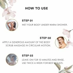 Bath & Body Coconut Milk Body Scrub Polish By Body Cupid - 200 Ml