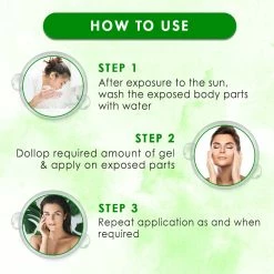 WOW Skin Science Aloe Vera With Hyaluronic Acid, Witch Hazel Extract, Green Tea & Calendula Hydrating After Sun Soothing Gel - No Parabens, Silicones & Color