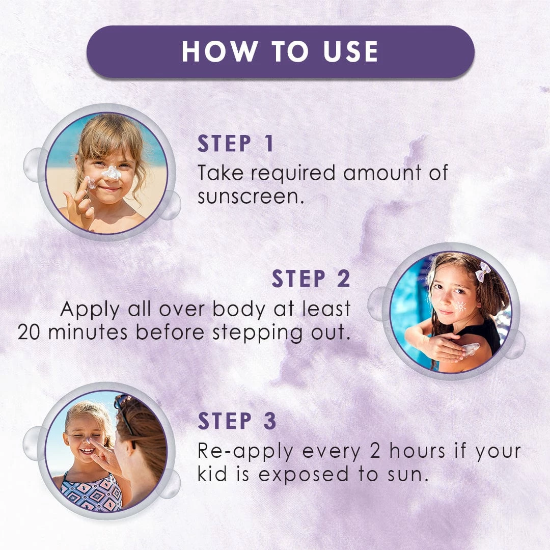 WOW Skin Science Mother & Child Kids Cool-The-Rays Sunscreen Cream Spf 30 Pa++ - No Parabens, Silicones, Oxide Color, Mineral Oil And Benzophenone - 100 Ml