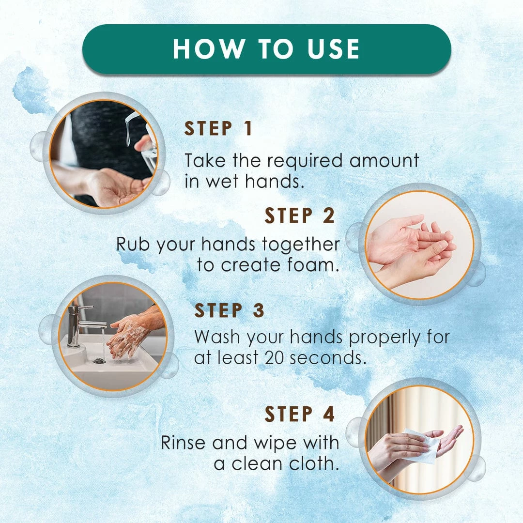 WOW Skin Science Fresh Aqua Hydrating Handwash - 20 Seconds - No Sulphate, Parabens, Silicones, Color & Triclosan - 500 Ml