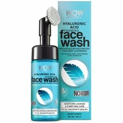 WOW Skin Science Hyaluronic Acid Face Wash - Facial Wash For Dry Skin & Intense Face Cleansing