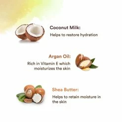 Wow Skin Science Bath & Body Coconut Milk & Argan Oil Body Lotion - Medium Hydration - No Mineral Oil, Parabens, Silicones, Color & PG