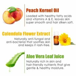 WOW Skin Science Mother & Child Kids Tip To Toe Wash - Shampoo - Conditioner - Body Wash - No Parabens, Sulphate, Silicones, Mineral Oil Or Color - Peach - 300 Ml