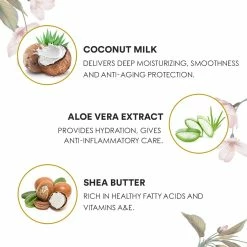 Bath & Body Coconut Milk Body Scrub Polish By Body Cupid - 200 Ml