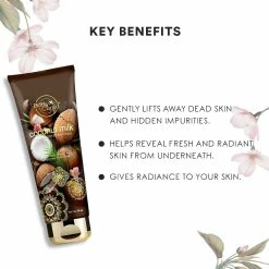 Bath & Body Coconut Milk Body Scrub Polish By Body Cupid - 200 Ml